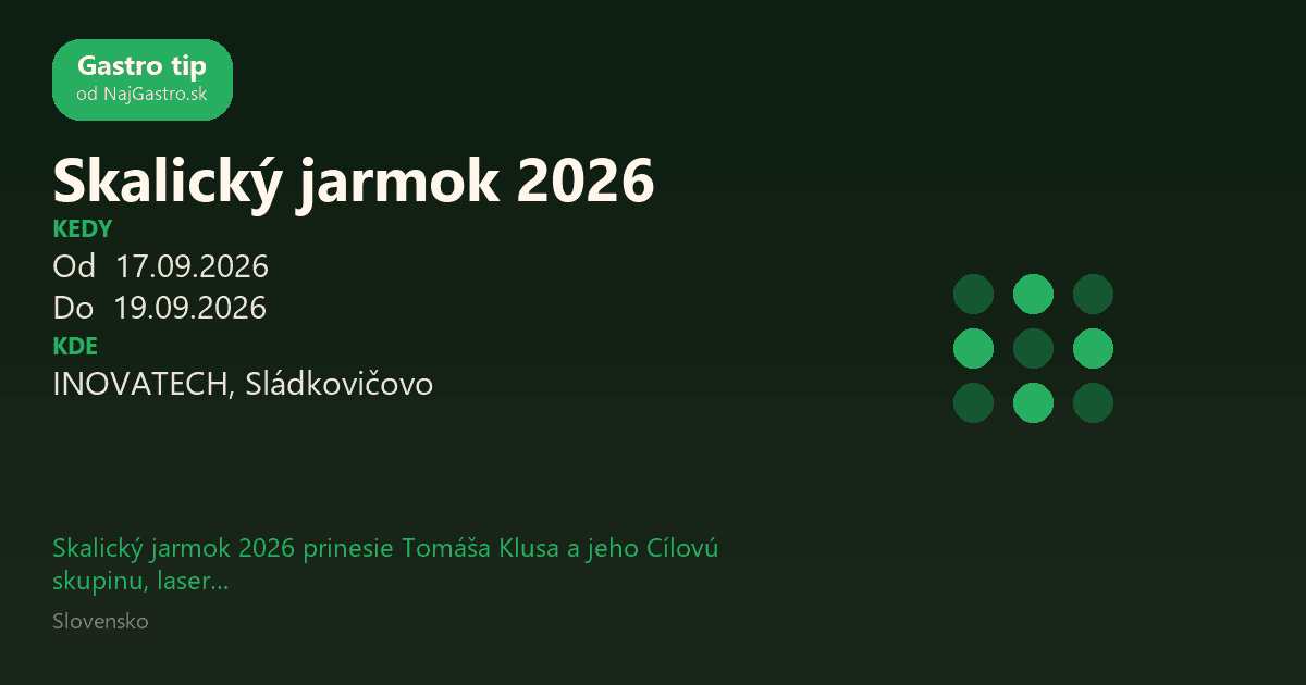Skalický jarmok 2026