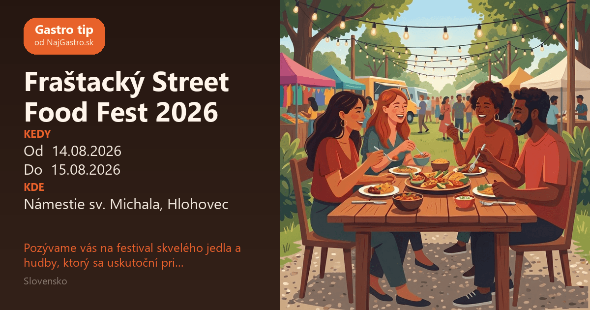Fraštacký Street Food Fest 2026