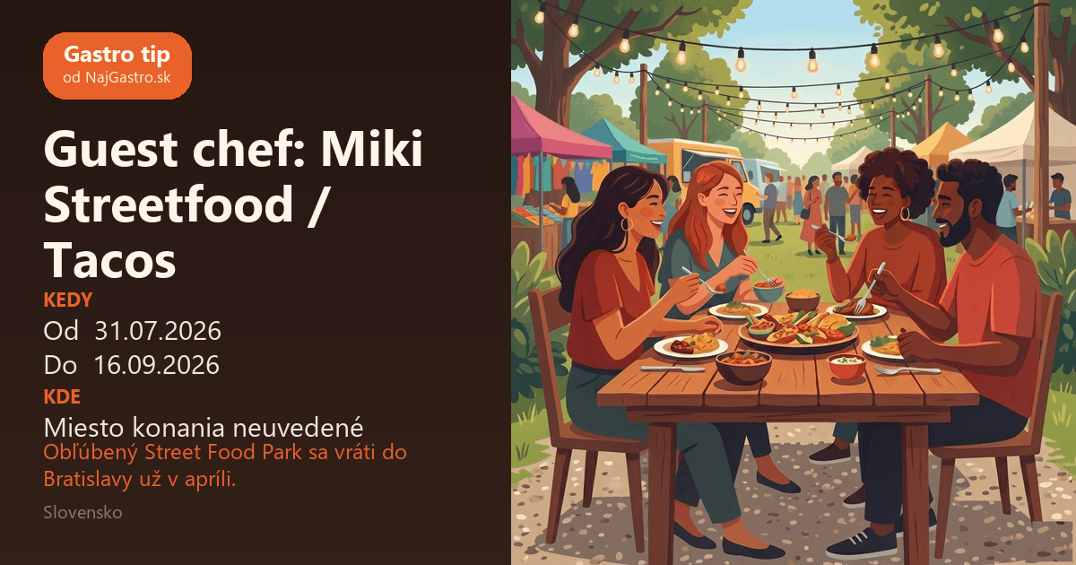 "Guest chef: Miki Streetfood / Tacos"