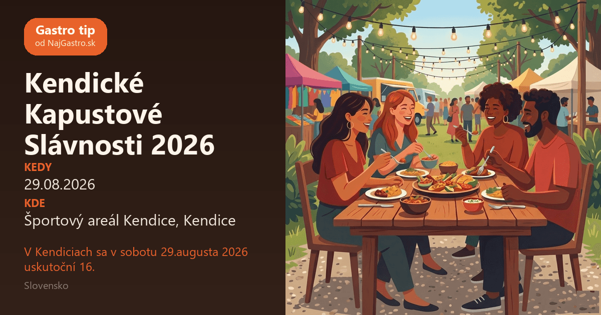 Kendické Kapustové Slávnosti 2026
