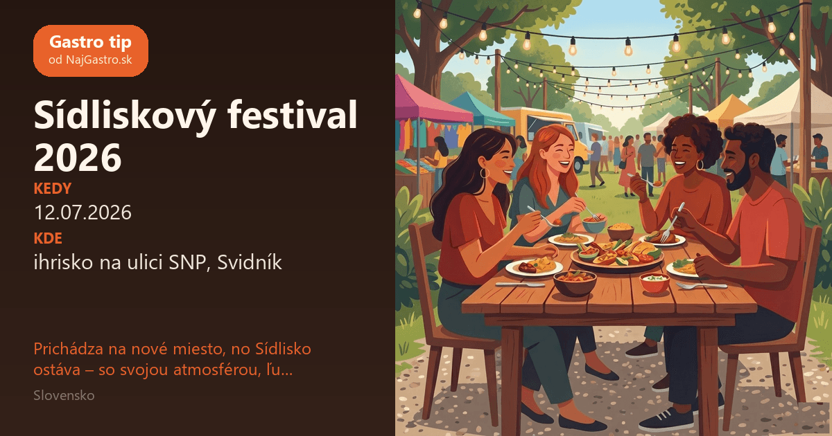 Sídliskový festival 2026